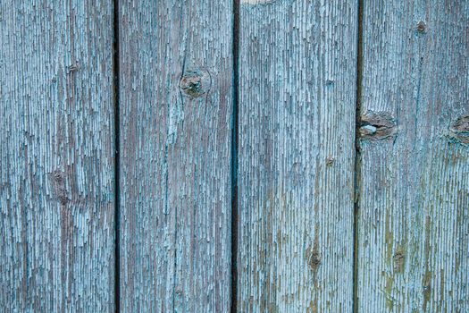 Old blue-colored boards, texture or background