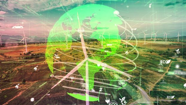 Environmental conservation technology and approaching global sustainable ESG by clean energy and power from renewable natural resources