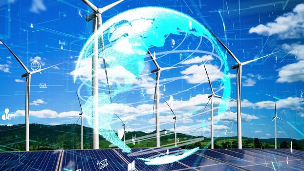 Environmental conservation technology and approaching global sustainable ESG by clean energy and power from renewable natural resources