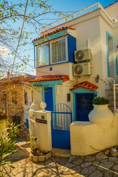 MARMARIS, MUGLA, TURKEY: Old Town district in the historical center of Marmaris.