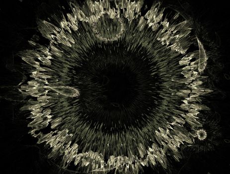 Imaginatory lush fractal texture image abstract background