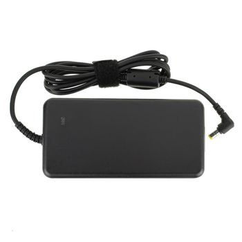 power adapter for a laptop, an accessory for a laptop, a spare for a computer, on a white background