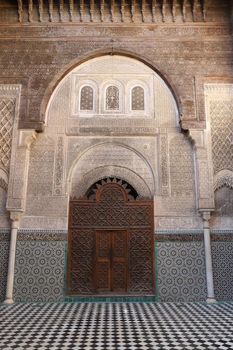 Bou Inania Madrasa in Fez City, Morocco