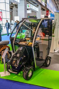 FRANKFURT - SEPT 2015: electric car NEXXT prototype presented at IAA International Motor Show on September 20, 2015 in Frankfurt, Germany