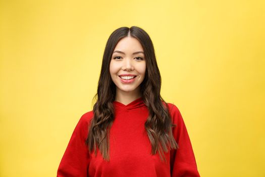 Face of a beautiful young girl with a clean fresh face close up.