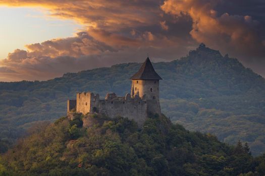 Somoska castle on Slovakia Hungarian border