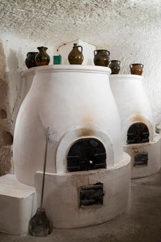 Old kitchen furnace in northern Hungary near Eger