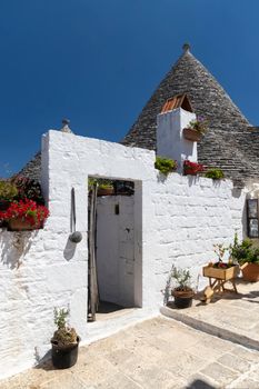 Trulli houses in Alberobello, UNESCO site, Apulia region, Italy