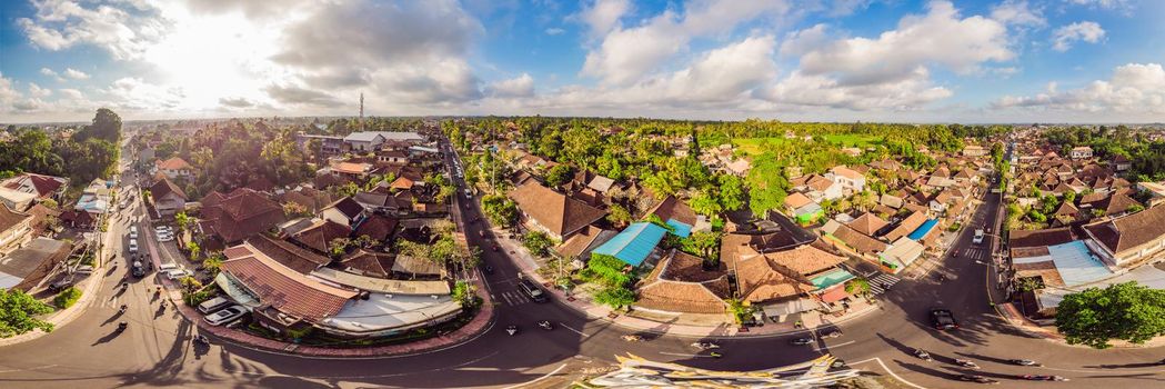 Photo from drone, Ubud. Aerial Landscapes in Ubud, Bali Indonesia