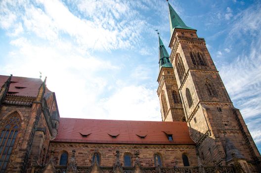 St. Sebaldus Church,a medieval church in the old town of Nuremberg Nurnberg, Mittelfranken region, Bavaria, Germany