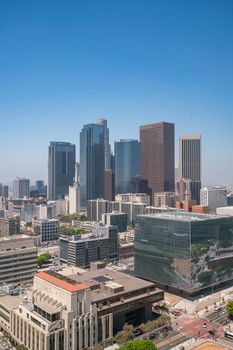 Downtown LA Los Angeles skyline cityscape California USA