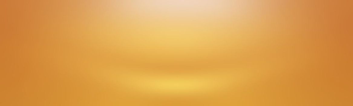 Abstract Luxury Gold yellow gradient studio wall, well use as background,layout,banner and product presentation