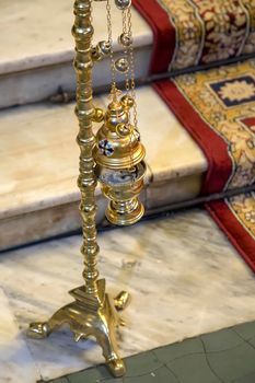 The Golden censer in the Christian Church. Church utensils