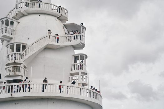 Ambuluwawa Tower, temple of 4 religions, multi-religious complex in the highlands of Sri Lanka. High quality photo