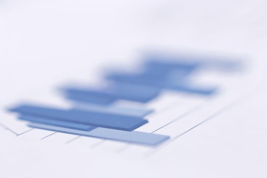 close up. financial chart on the table.business background