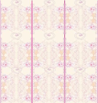 floral pink seamless patterns