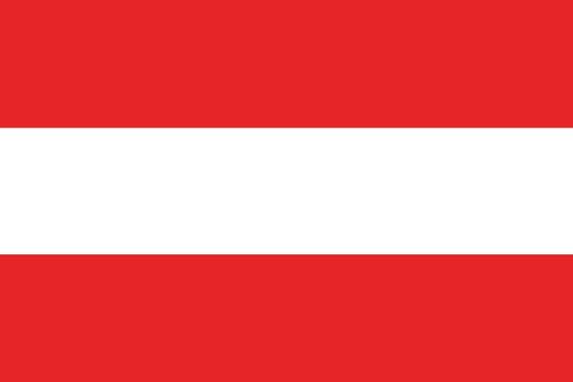 The red and white flag of Austria, format jpeg.