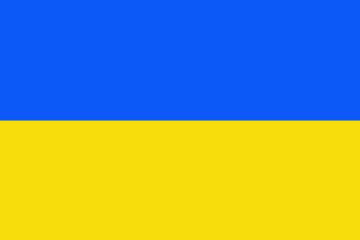 Blue and yellow flag of Ukraine, format jpeg.
