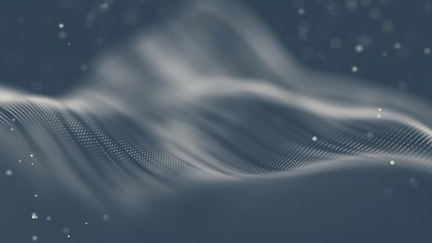 Grey abstract technology background.