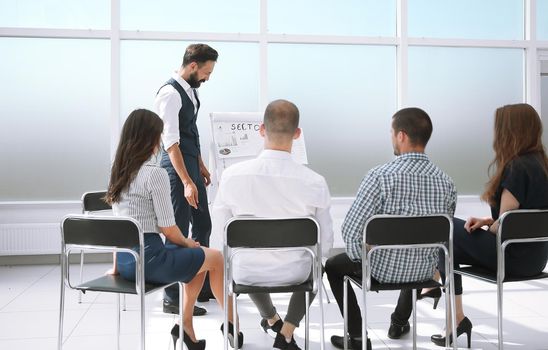 group of business people at a business presentation. business concept
