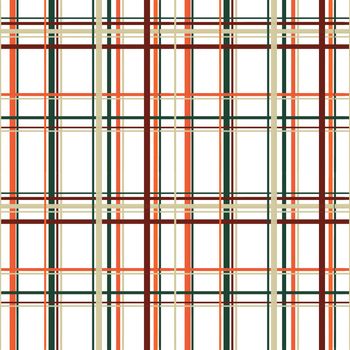 Seamless pattern. Light air intersecting stripes in the form of a cage, in green and orange tones. For wallpaper and fabrics.