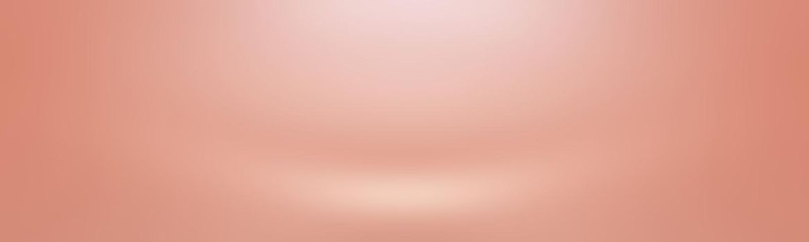 abstract blur of pastel beautiful peach pink color sky warm tone background for design as banner,slide show or others.