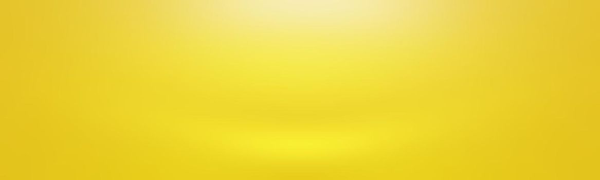 Abstract Luxury Gold yellow gradient studio wall, well use as background,layout,banner and product presentation