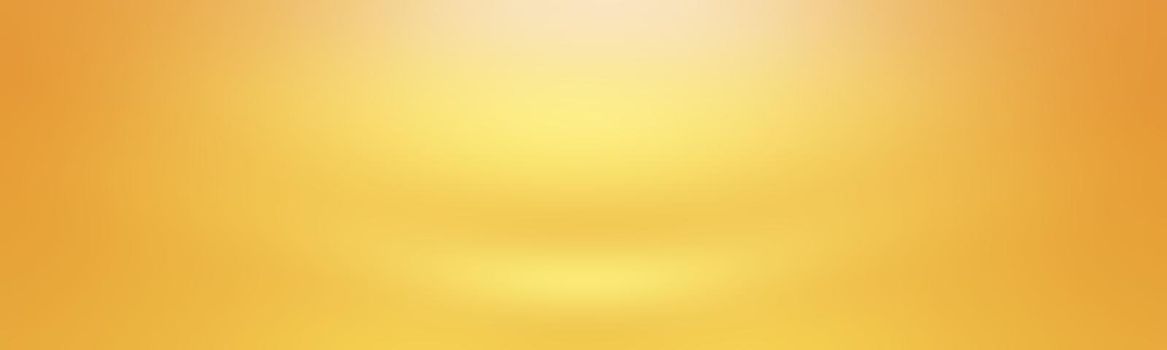 Abstract Luxury Gold yellow gradient studio wall, well use as background,layout,banner and product presentation