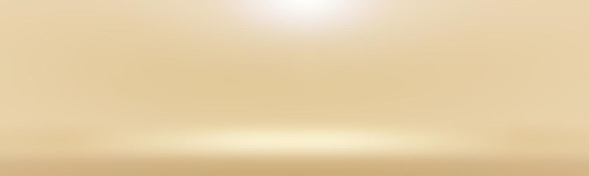 Abstract Luxury Gold yellow gradient studio wall, well use as background,layout,banner and product presentation