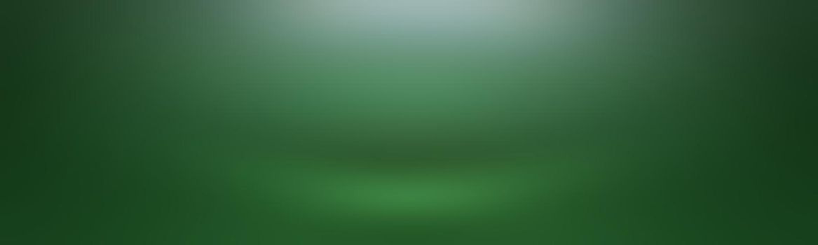 Luxury plain Green gradient abstract studio background empty room with space for your text and picture.