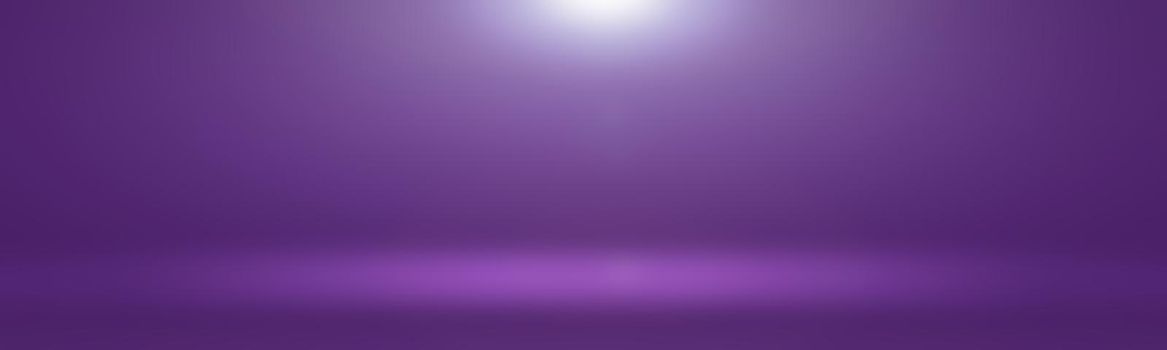 Studio Background Concept - abstract empty light gradient purple studio room background for product. Plain Studio background