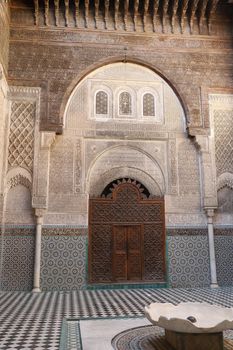 Bou Inania Madrasa in Fez City, Morocco