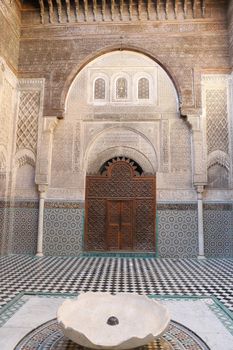 Bou Inania Madrasa in Fez City, Morocco