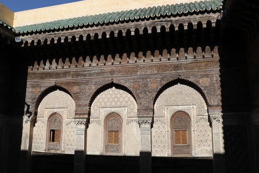 Bou Inania Madrasa in Fez City, Morocco