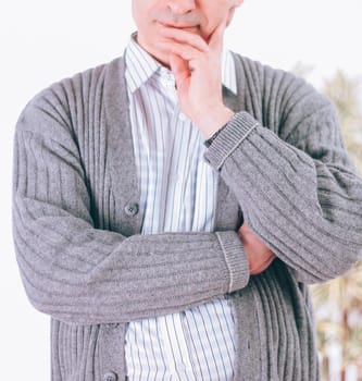 closeup. successful modern man . isolated on a white background.business people