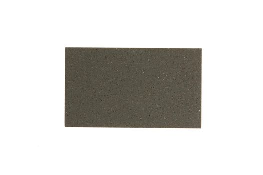 Sample of artificial stone isolated on a white background. Top view.