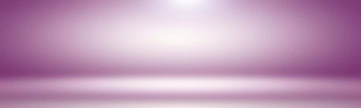 Studio Background Concept - abstract empty light gradient purple studio room background for product. Plain Studio background