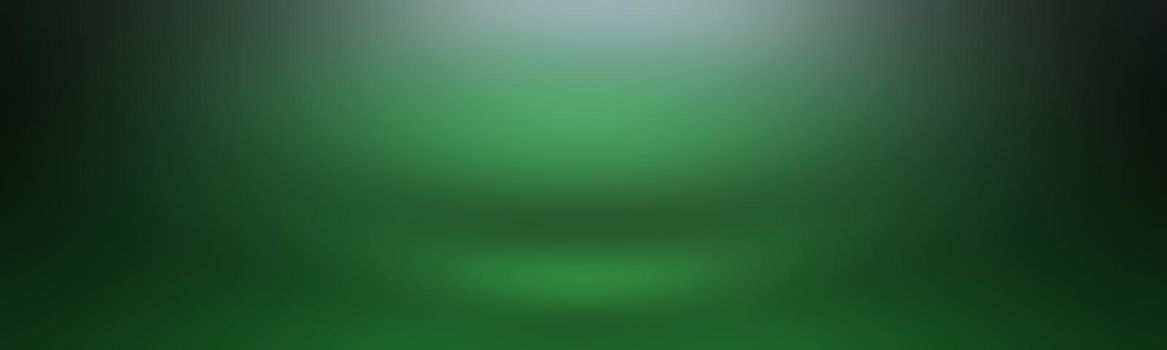 Luxury plain Green gradient abstract studio background empty room with space for your text and picture.