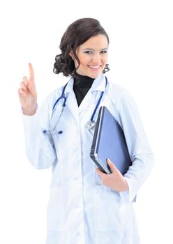 Beautiful woman doctor.
