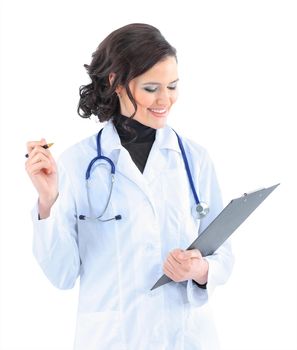 Beautiful woman doctor.