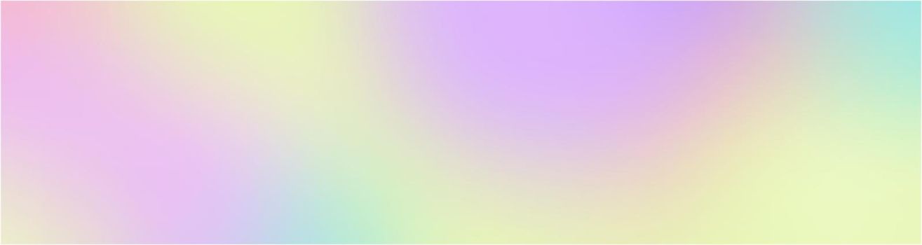 Blurred gradient background in bright rainbow colors. Colorful rainbow gradient. Smooth blend banner template.Image fo illustration, suitable for wallpaper, web banner, book cover, landing page.