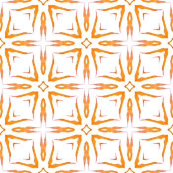 Textile ready surprising print, swimwear fabric, wallpaper, wrapping. Orange juicy boho chic summer design. Exotic seamless pattern. Summer exotic seamless border.