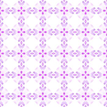 Trendy organic green border. Purple graceful boho chic summer design. Textile ready pleasing print, swimwear fabric, wallpaper, wrapping. Organic tile.
