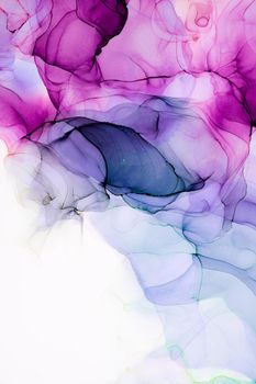 Marble ink abstract art from exquisite original painting for abstract background . Painting was painted on high quality paper texture to create smooth marble background pattern of ombre alcohol ink .