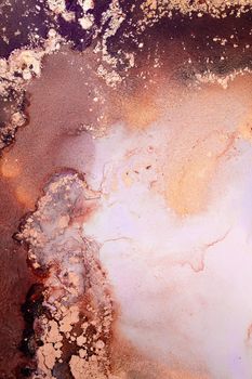 Marble ink abstract art from exquisite original painting for abstract background . Painting was painted on high quality paper texture to create smooth marble background pattern of ombre alcohol ink .