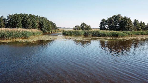 Vente Cape landscape is a headland in the Nemunas Delta in Lithuania