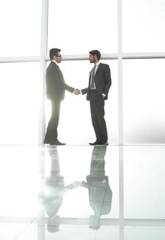 business background.handshake business partners . concept of partnership