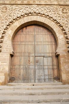 Gate of Kasbah of the Udayas in Rabat City, Morocco