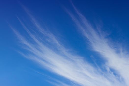 Blue sky with beautiful clouds