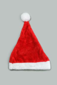 Santa hat on a gray background